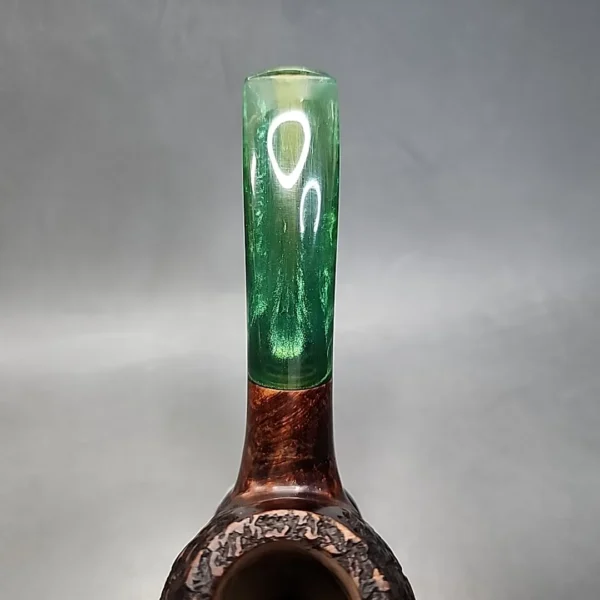 Sean Reum Pipes Large Partially Rusticated Bent Egg Estate Briar Pipe [SOLD OUT] - Image 7