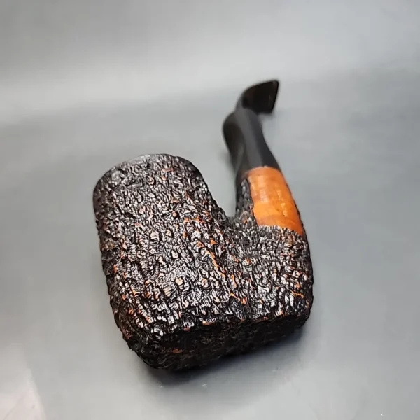 Mauro Armellini Handmade Rusticated Oom Paul Estate Briar Pipe, Unsmoked [SOLD OUT] - Image 8