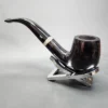 Chacom Blue Riband 43 Smooth Bent Billiard Estate Briar Pipe, Unsmoked, 9mm - Image 8