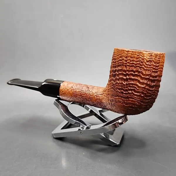 Bill Taylor Ashton Old Church XXX Sandblast Saddle Billiard Estate Briar Pipe [SOLD OUT] - Image 8
