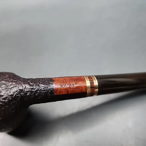 Stanwell RM 88 Sandblasted Straight Brandy Estate Briar Pipe, Denmark - Image 8