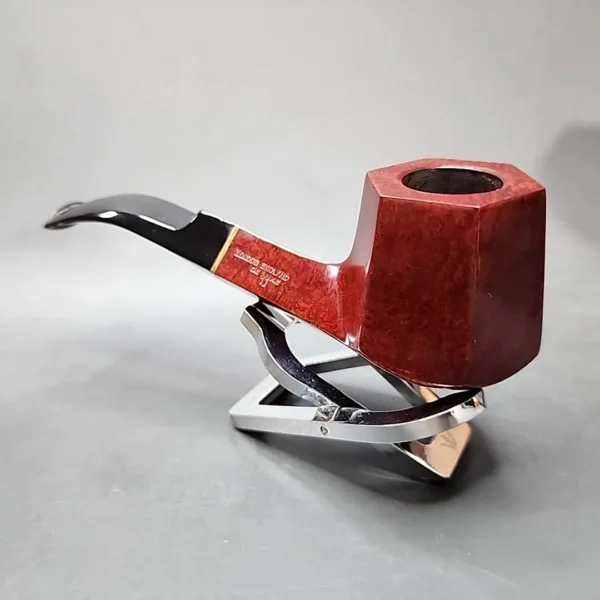BBB Facet 11 Smooth Panel Brandy Estate Briar Pipe, Unsmoked - Image 8