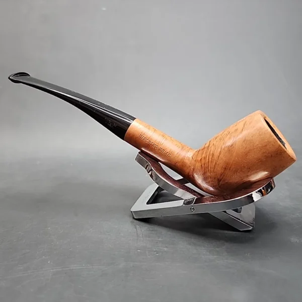 Michel Smooth Bent Zulu Estate Briar Pipe, Unsmoked - Image 8
