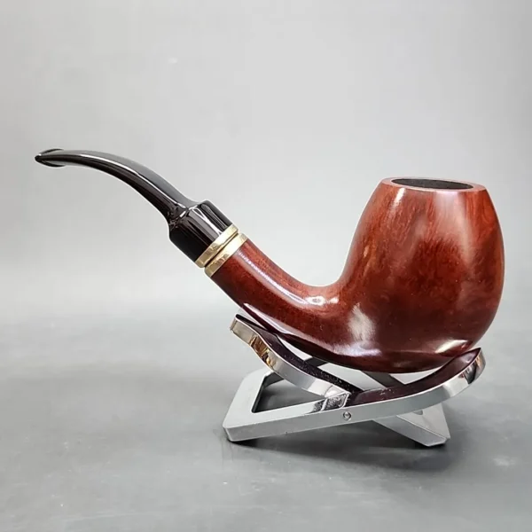 Vauen 3773 Smooth Bent Egg Estate Briar Pipe, Unsmoked, 9mm - Image 8