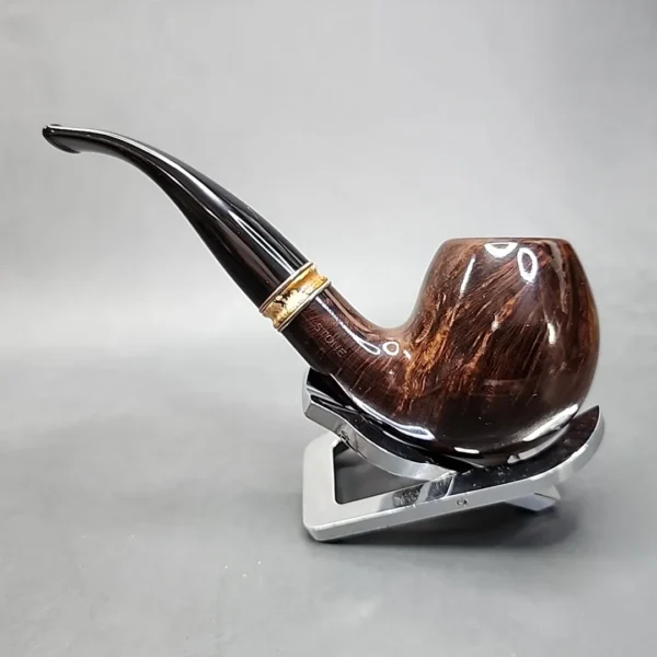 Vauen Stone 04 Smooth Bent Apple Estate Briar Pipe Unsmoked 9mm [SOLD OUT] - Image 8