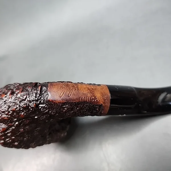 Gigi Unica 778 Rusticated Bent Egg Estate Briar Pipe Unsmoked 9mm - Image 8