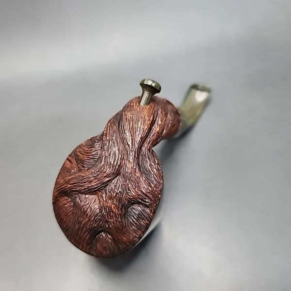Moonlight Pipes Bent Volcano Handmade Briar Pipe, New [SOLD OUT] - Image 7