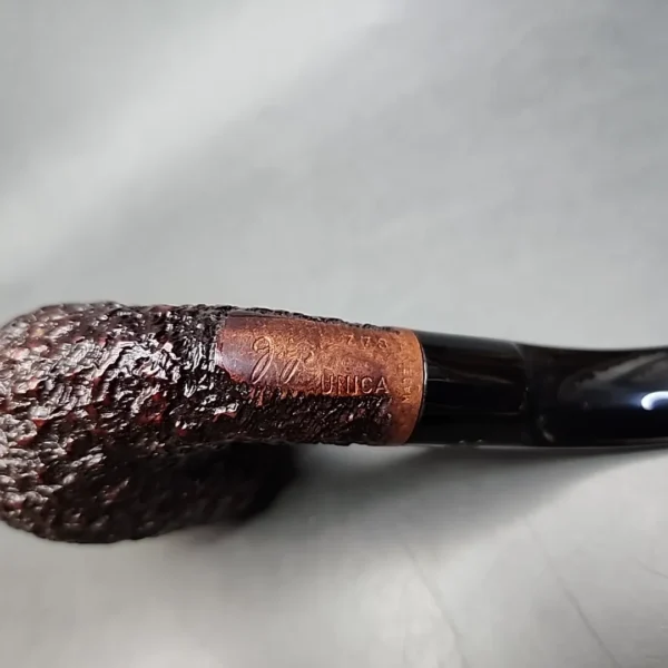 Gigi Unica Rusticated Bent Egg Estate Briar Pipe Unsmoked, 9mm [SOLD OUT] - Image 8