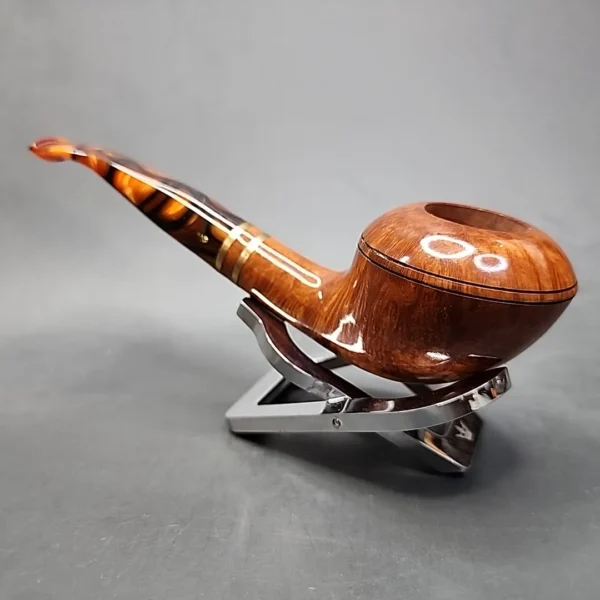 Chacom Corona 426 Smooth Bent Rhodesian Estate Briar Pipe Unsmoked [SOLD OUT] - Image 8