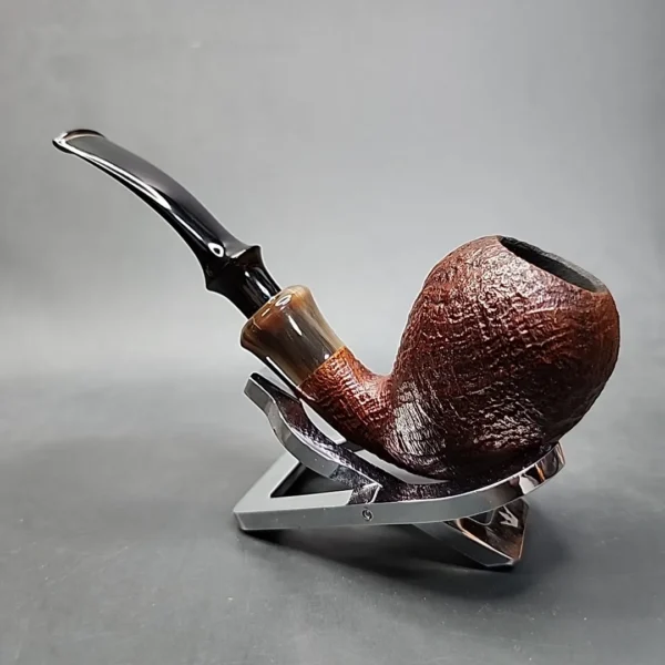 Jess Chonowitsch Sandblasted Acorn Estate Briar Pipe, Danish Estates [SOLD OUT] - Image 8