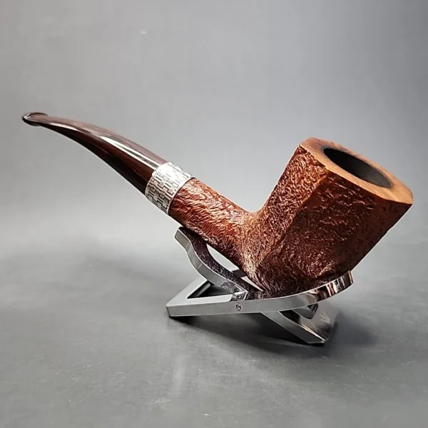 Ferndown Antique Bark 2 Star Panel Dublin, Estate Briar Pipe, English Estates [SOLD OUT] - Image 8