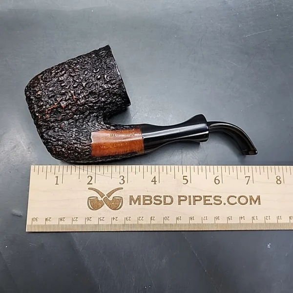 Mauro Armellini Handmade Rusticated Oom Paul Estate Briar Pipe, Unsmoked [SOLD OUT] - Image 9