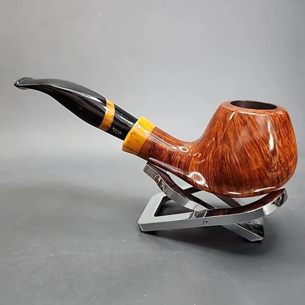 Chacom Richmond 410 Smooth Bent Brandy Estate Briar Pipe, Unsmoked [SOLD OUT] - Image 9