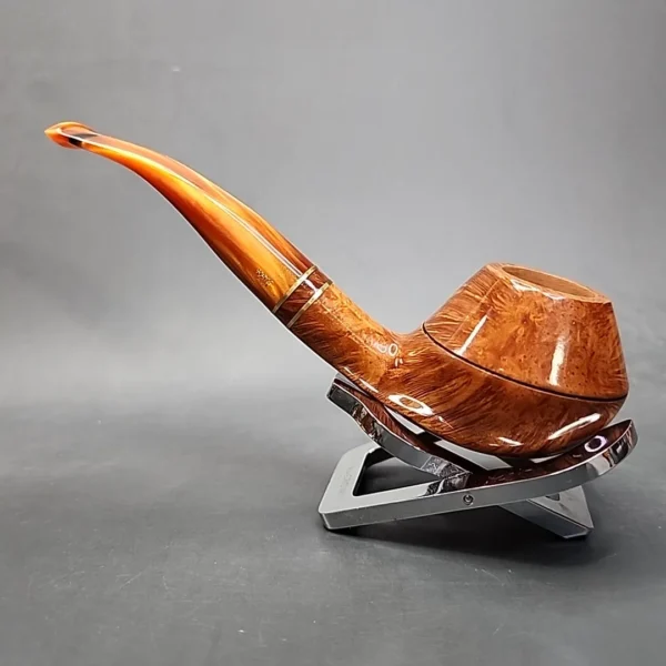 Chacom Corona 427 Smooth Rhodesian Estate Briar Pipe, Unsmoked [SOLD OUT] - Image 9