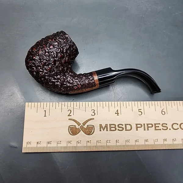 Gigi Unica 778 Rusticated Bent Egg Estate Briar Pipe Unsmoked 9mm - Image 9