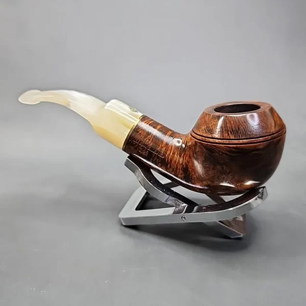 BBB Tortoise 765 Smooth Bent Estate Briar Pipe, Unsmoked [SOLD OUT] - Image 8