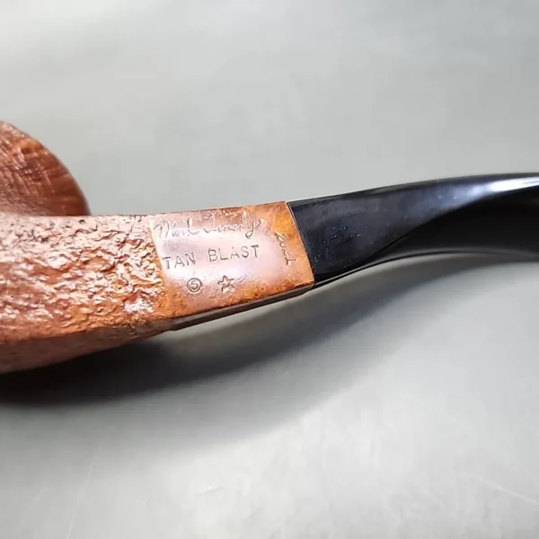 Mark Tinsky Tan Blast 5, Sandblasted Bent Bulldog Estate Briar Pipe [SOLD OUT] - Image 9