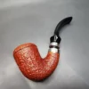 Mastro De Paja Unica Sandblasted Bent Billiard Estate Briar Pipe, Unsmoked, 9mm [SOLD OUT] - Image 9