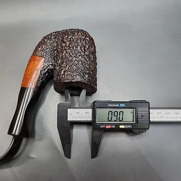 Mauro Armellini Handmade Rusticated Oom Paul Estate Briar Pipe, Unsmoked [SOLD OUT] - Image 10