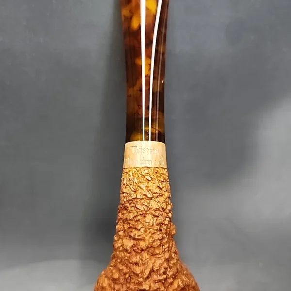 Pipe Tristan Bent Brandy Handmade Briar Pipe, New - Image 10