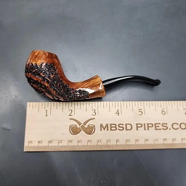 Nording 2004 Hunting Pipe Partially Rusticated Cobra Estate Briar Pipe, Unsmoked [SOLD OUT] - Image 10