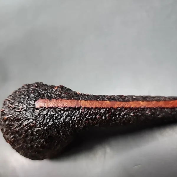 Castello Sea Rock Briar KKK Rusticated Estate Briar Pipe, Italian Estates [SOLD OUT] - Image 10
