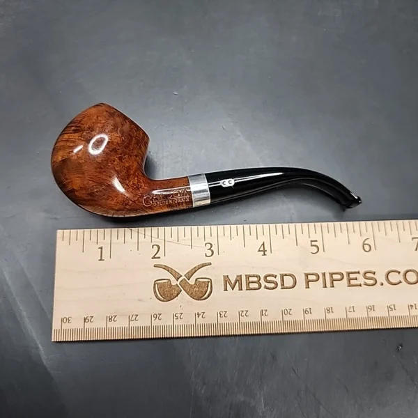 Chacom Golden Grain 184 Smooth Bent Apple Estate Briar Pipe - Image 10