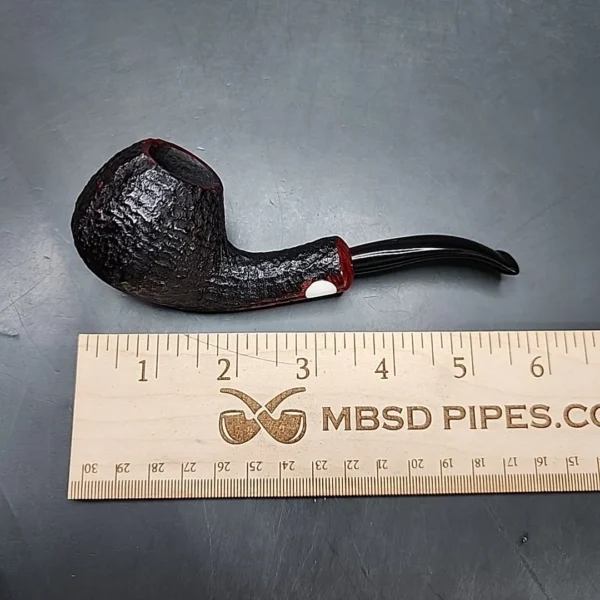 Nording 1997 Hunting Pipe Sandblasted Bent Brandy Estate Briar Pipe, Unsmoked [SOLD OUT] - Image 10