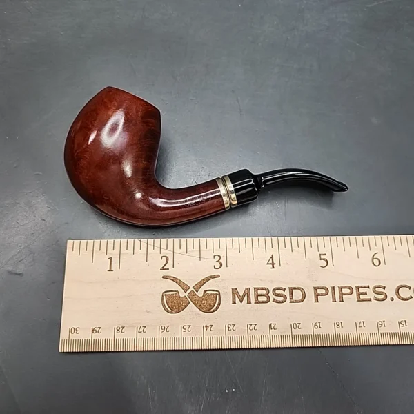 Vauen 3773 Smooth Bent Egg Estate Briar Pipe, Unsmoked, 9mm - Image 10