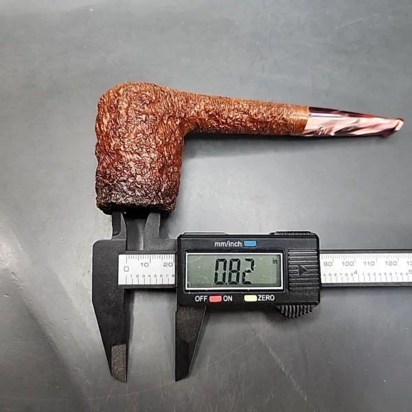 Caminetto Business 118 KS Rusticated Straight Brandy Estate Briar Pipe [SOLD OUT] - Image 10