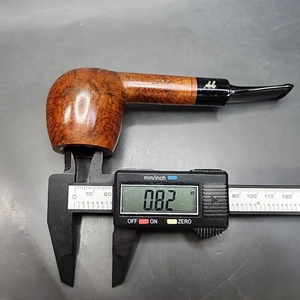 Gigi Giant Smooth Bent Apple Estate Briar Pipe, Unsmoked, 9mm [SOLD OUT] - Image 10