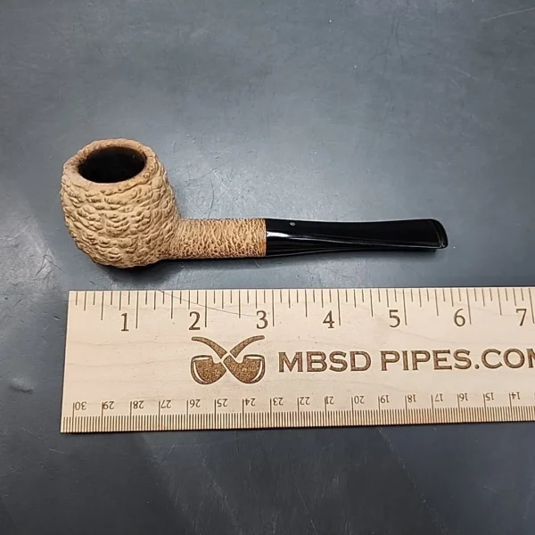 Savinelli Punto Oro Corallo Rusticated Straight Apple Estate Briar Pipe [SOLD OUT] - Image 10