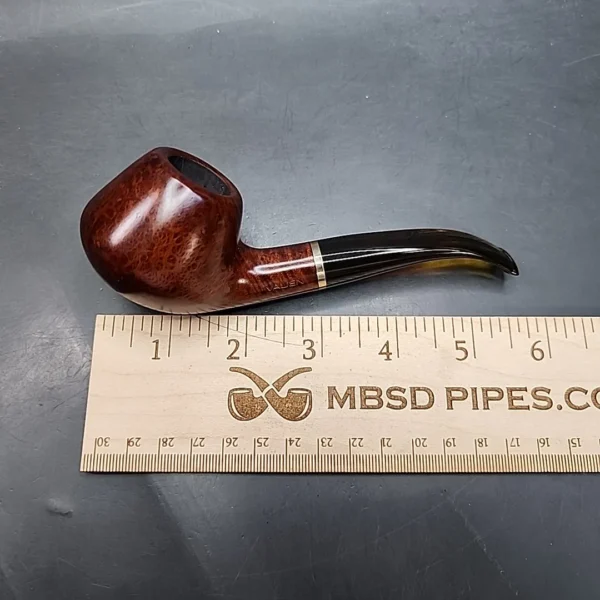 Vauen 3939 Smooth Bent Volcano Sitter Estate Briar Pipe, Unsmoked, 9mm [SOLD OUT] - Image 10