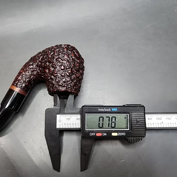 Gigi Unica 778 Rusticated Bent Egg Estate Briar Pipe Unsmoked 9mm - Image 10
