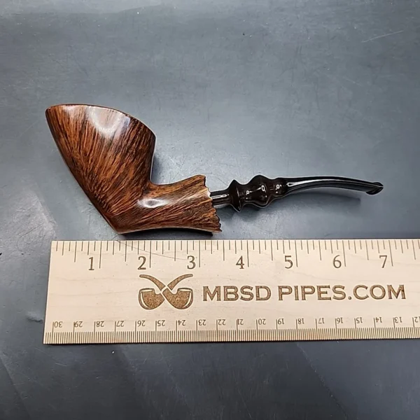Ben Wade Golden Walnut Smooth Freehand Estate Briar Pipe, Danish Estates - Image 10