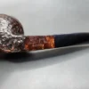 Astleys of London Rusticated Bent Bulldog Estate Briar Pipe - Image 10