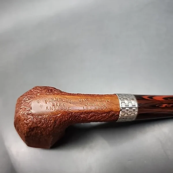 Ferndown Antique Bark 2 Star Panel Dublin, Estate Briar Pipe, English Estates [SOLD OUT] - Image 10