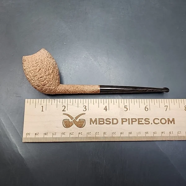 Pipe Tristan Rusticated Straight Cutty Handmade Briar Pipe, New - Image 10