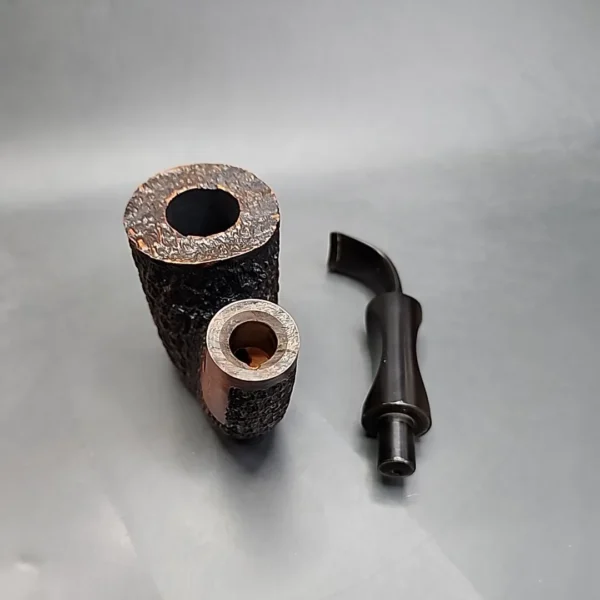 Mauro Armellini Handmade Rusticated Oom Paul Estate Briar Pipe, Unsmoked [SOLD OUT] - Image 11