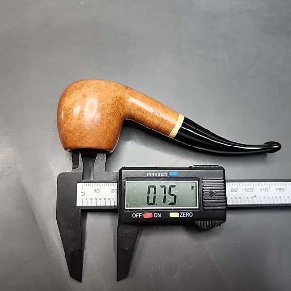 Savinelli Mattone 626 Smooth Bent Apple Estate Briar Pipe, 6mm, Unsmoked - Image 11