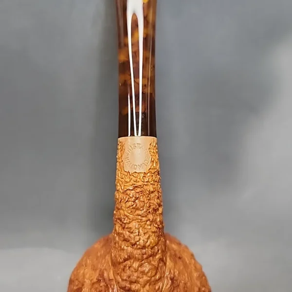 Pipe Tristan Rusticated Squat Tomato Handmade Briar Pipe, New [SOLD OUT] - Image 11