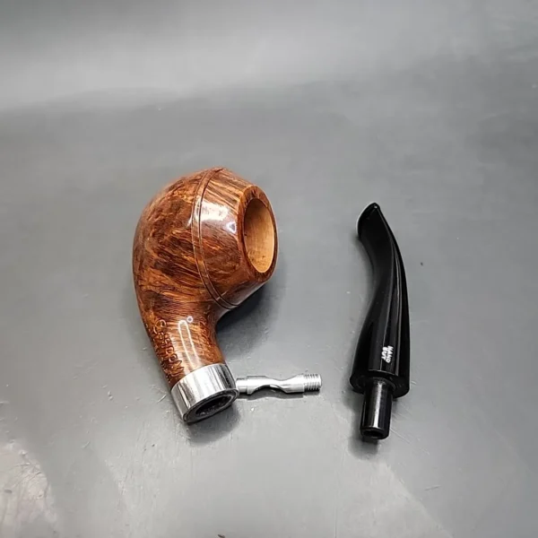 Chacom Golden Grain 271 Smooth Bent Rhodesian Estate Briar Pipe, Unsmoked [SOLD OUT] - Image 11