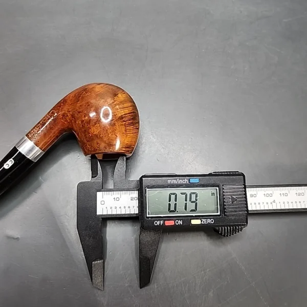 Chacom Golden Grain 184 Smooth Bent Apple Estate Briar Pipe - Image 11