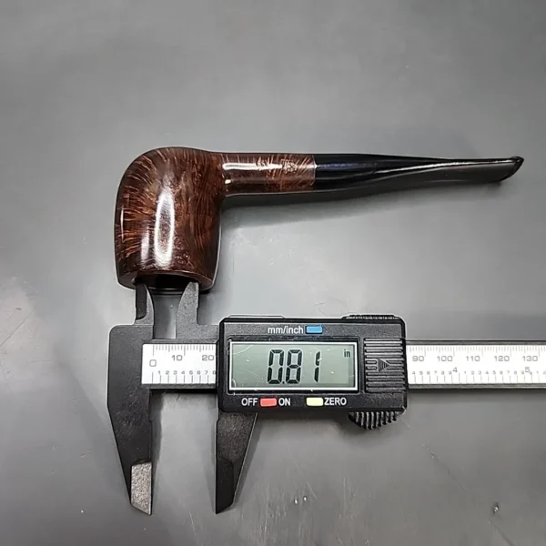 GBD Midnight 133 Smooth Straight Billiard Estate Briar Pipe, Unsmoked [SOLD OUT] - Image 11