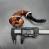 Karim Pipes Smooth Calabash Handmade Briar Pipe, New - Image 11
