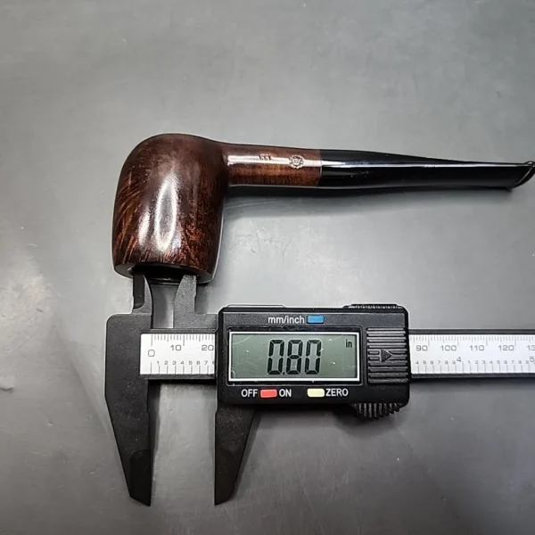 GBD Midnight 133 Smooth Straight Billiard Estate Briar Pipe, Unsmoked - Image 11