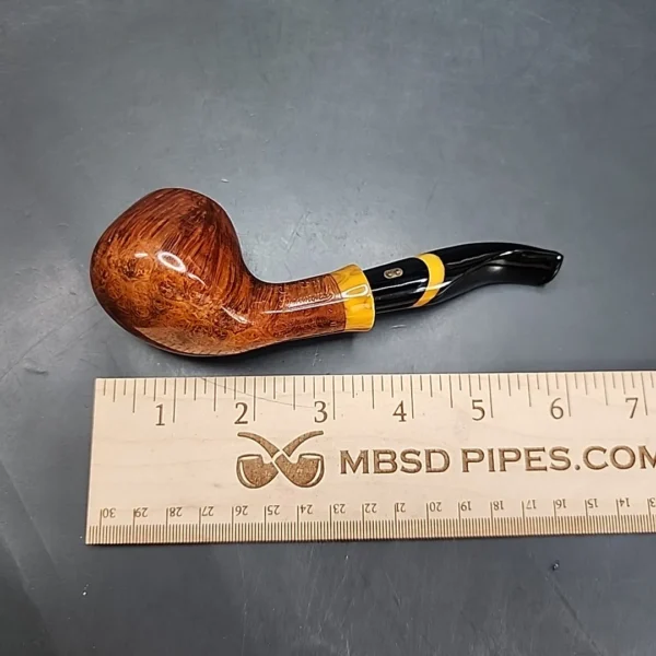 Chacom Richmond 410 Smooth Bent Brandy Estate Briar Pipe, Unsmoked [SOLD OUT] - Image 11