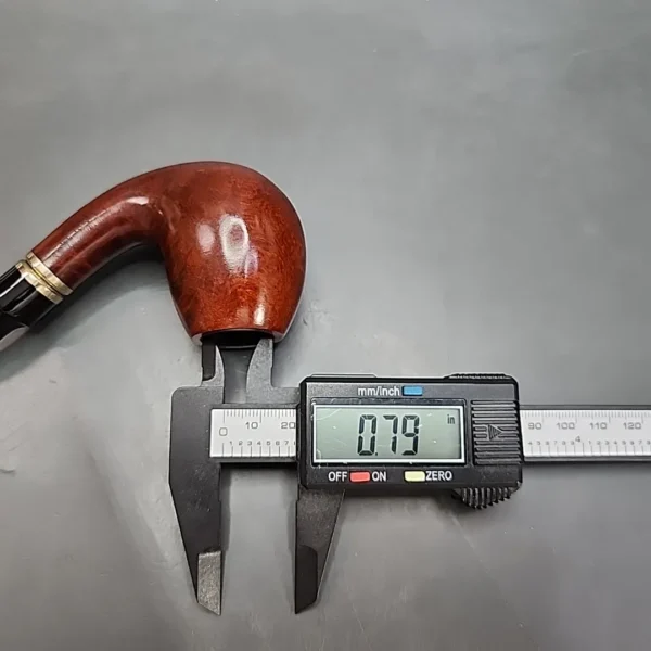 Vauen 3773 Smooth Bent Egg Estate Briar Pipe, Unsmoked, 9mm - Image 11