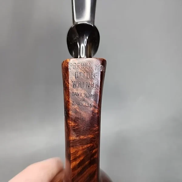 Preben Holm Deluxe Walnut Smooth Tulip Estate Briar Pipe, Danish Estates - Image 11