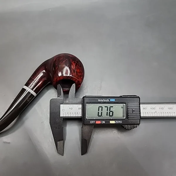 BBB Filter Deluxe D Smooth Bent Apple Estate Briar Pipe, Unsmoked, 6mm [SOLD OUT] - Image 11
